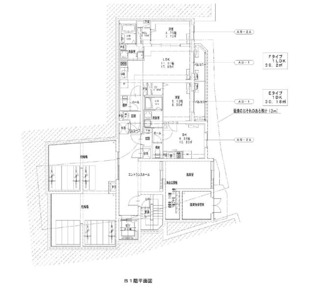 １棟貸し賃貸マンション（民泊可）の区画図