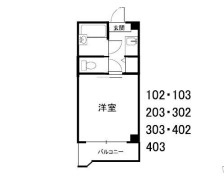 ロータリーマンション平代町の間取り
