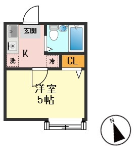 ユースフォーラム西瑞江Bの間取り