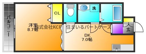 アメニティⅡの間取り