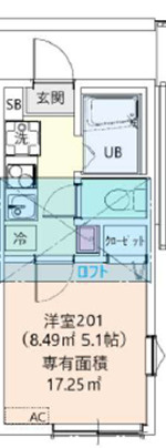 スプリエ西谷の間取り