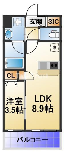 【間取り】 | スプランディッド玉造