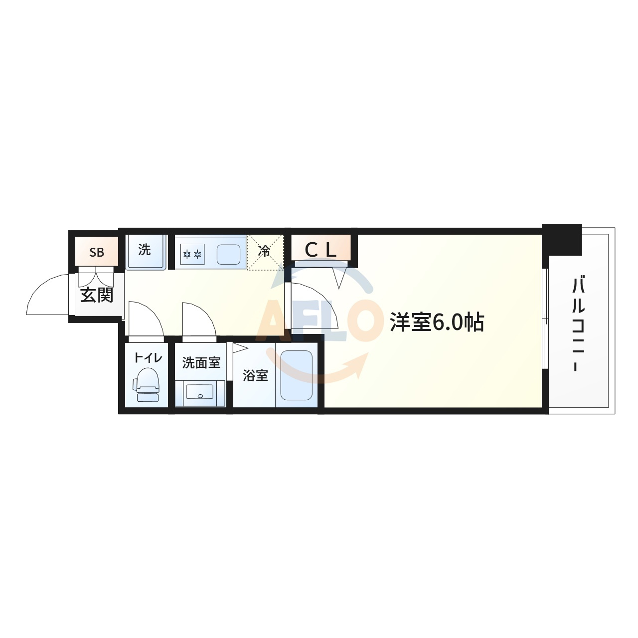 プレサンス四天王寺前夕陽ヶ丘　凛宮の間取り|プレサンス四天王寺前夕陽ヶ丘　凛宮　間取り