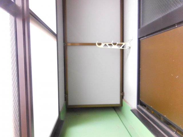 北園ハイツのバルコニー
