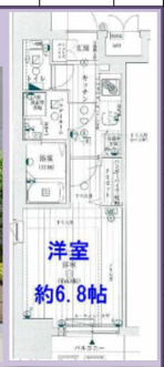 レジュールアッシュ神戸元町の間取り