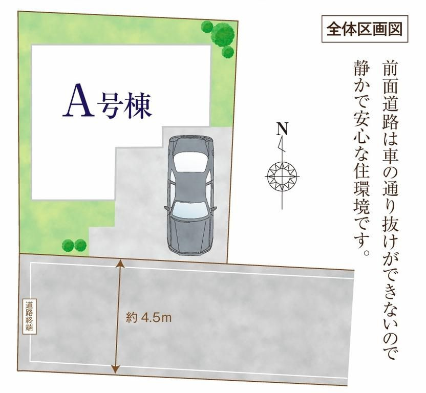 戸建 東久留米市弥生１丁目の区画図