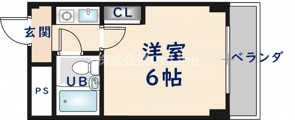 サンライフ近大の間取り