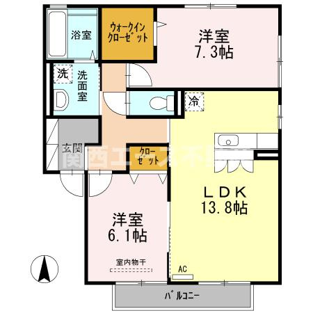 【間取り】 | D-room青山B棟