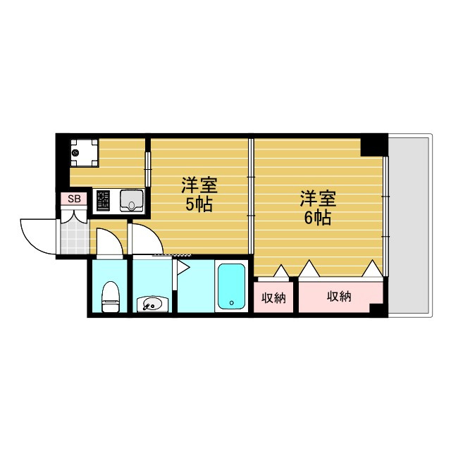 ハイツ新和の間取り