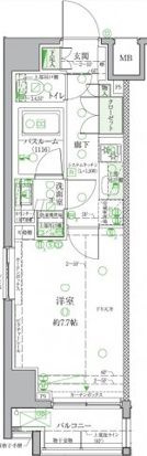 クレヴィスタ板橋西台Ⅱの間取り