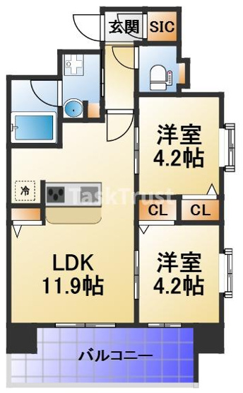 【間取り】 | スプランディッド玉造