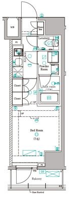 DIPS赤羽RESIDENCEの間取り
