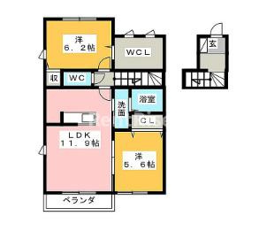 エスポワールの間取り