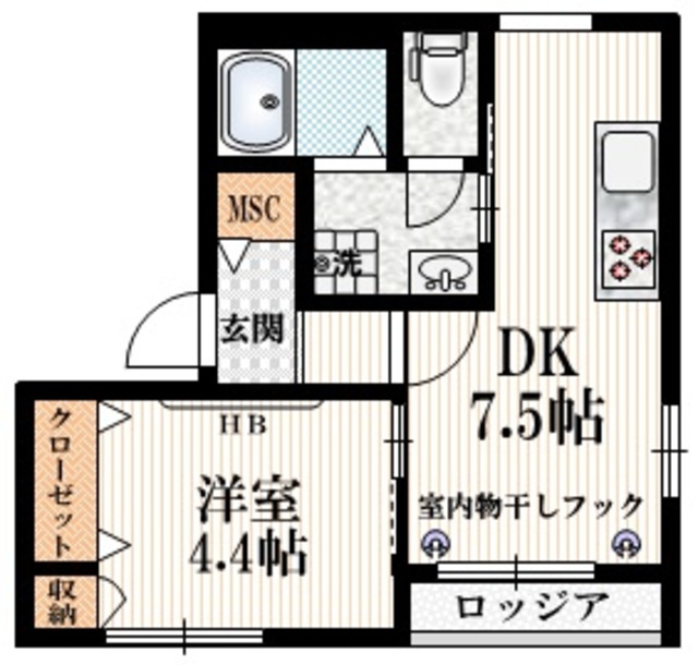 ＬａＶｉｅｅｎ　Ｆｌｅｕｒｓの間取り|★１フロア１世帯のみ★