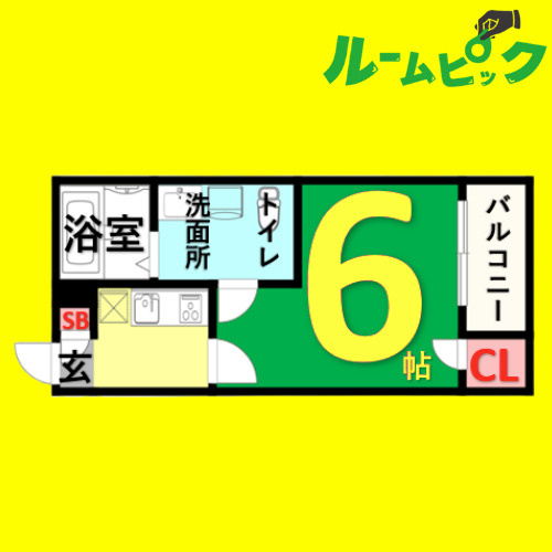 CRASTINE名楽町(クラスティーネメイラク　名古屋市賃貸　仲介手数料無料の間取り