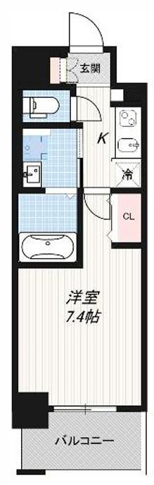 ミュプレ北浜の間取り