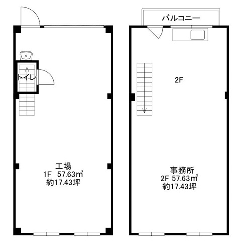 海山町工場の間取り