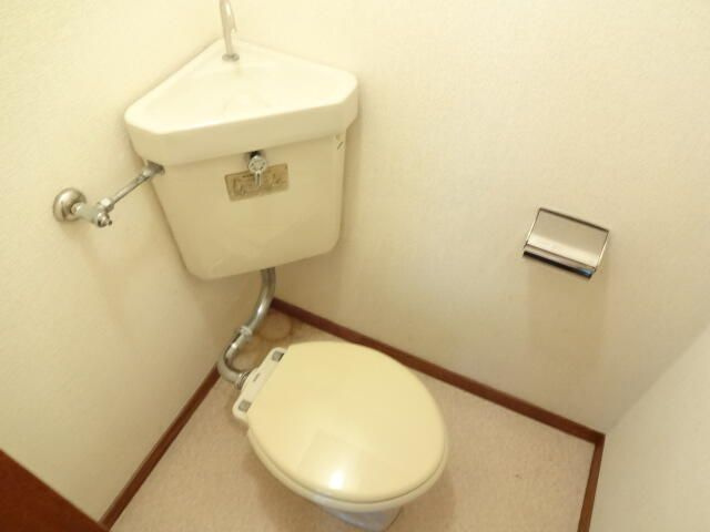 金桜堂ビルのトイレ|落ち着いた色調のトイレです