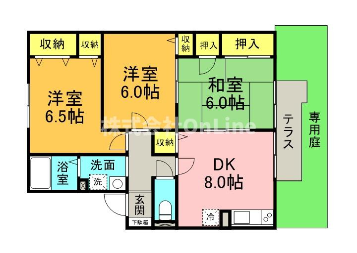 Ｍ’Ｓクレアールの間取り