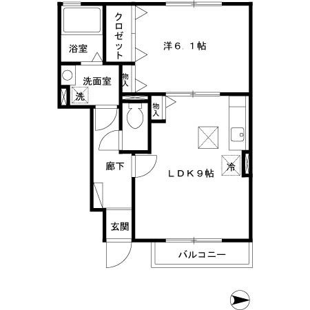 パークヒルズの間取り