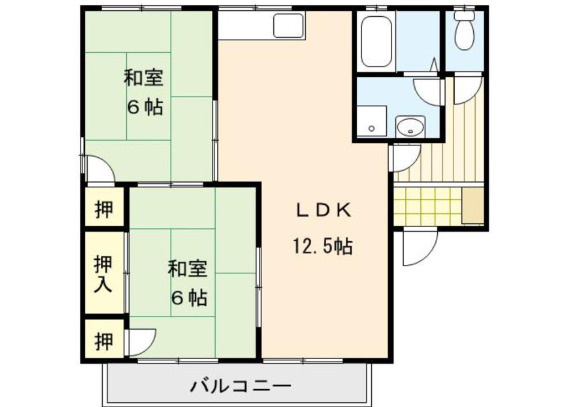アフローテ山川の間取り