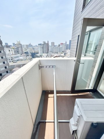 アドバンス西梅田Ⅳエールのバルコニー