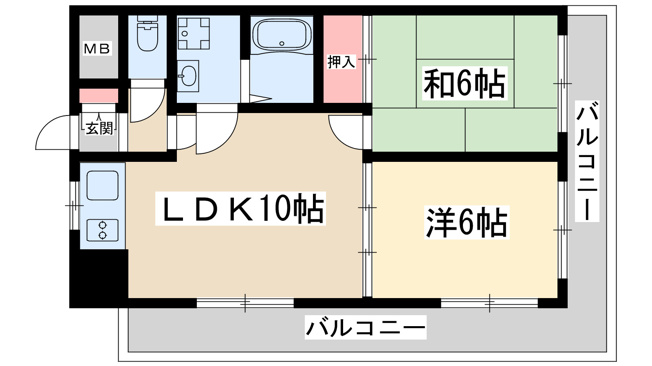【間取り】 | ヴィラエスポアール