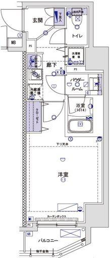 ルクシェール東向島の間取り