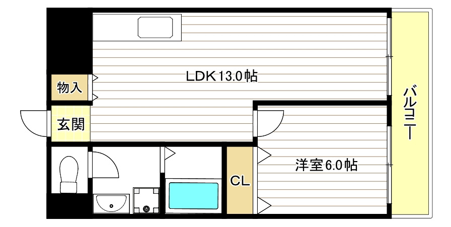 LakiaMaisonAbikoの間取り