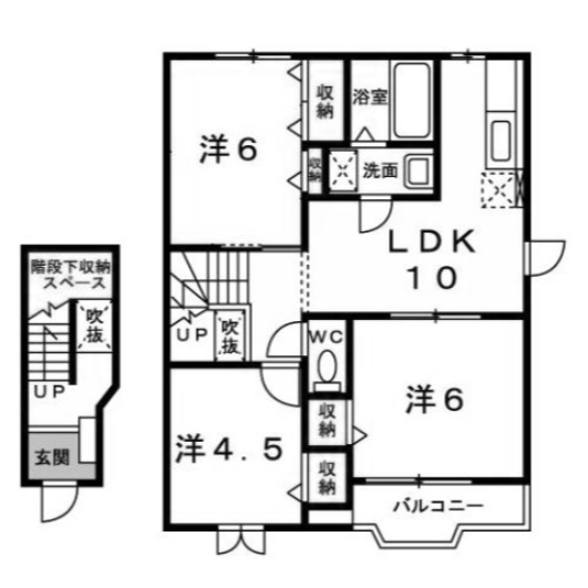 【間取り】 | コンフォートプラザⅠ