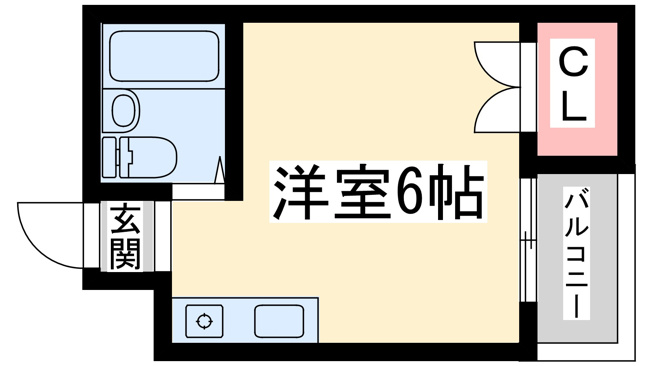 【間取り】 | ロフティ淡路1