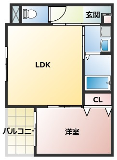 ALEGRIA香里園Ⅱの間取り