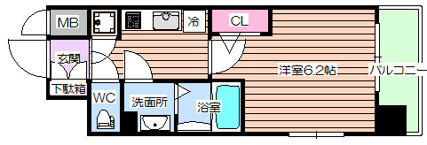 【間取り】 | エスリード江戸堀