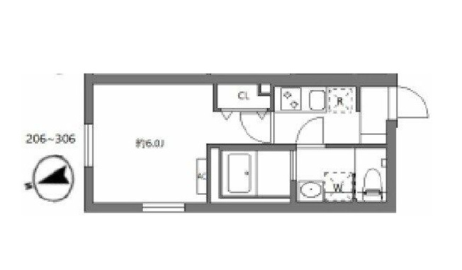【間取り】 | セレヌコート新江古田