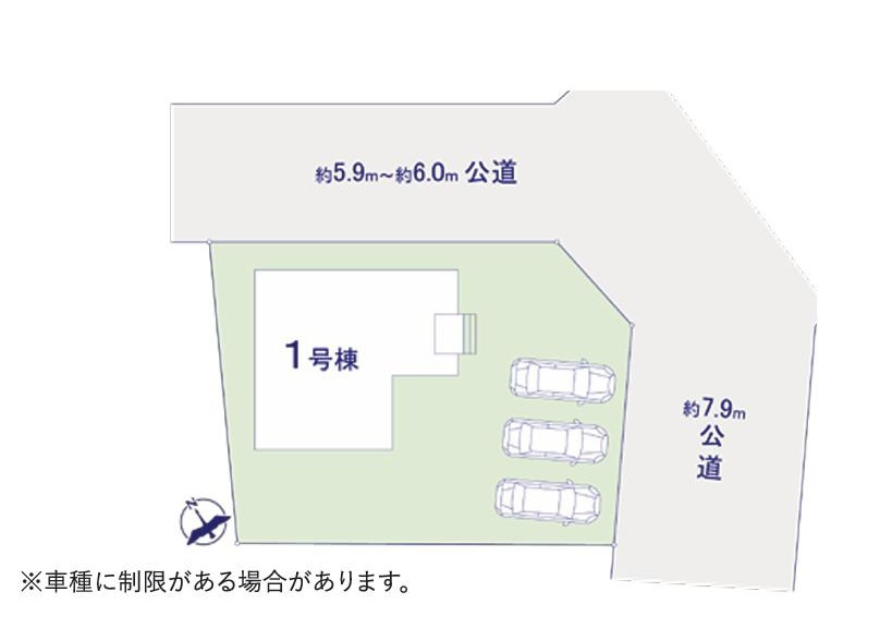 牛久市南19期　新築戸建　の区画図