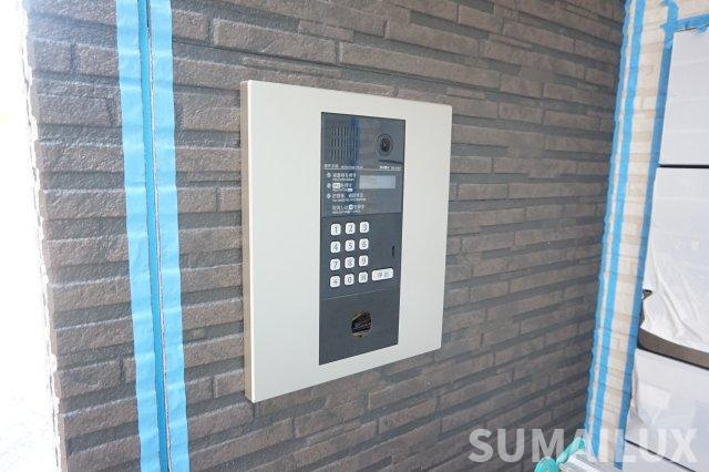 熊本市中央区新大江３丁目のアパートのエントランス