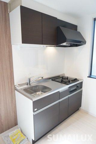 熊本市中央区新大江３丁目のアパートのキッチン