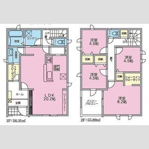 マイホームネクスト北野町今山【キャッシュバック対象物件】の間取り