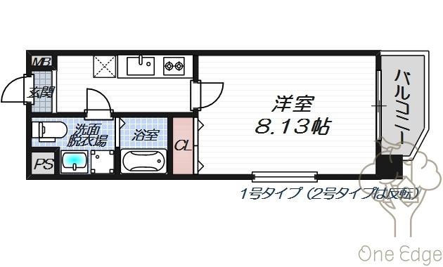 ドゥエリング梅田の間取り