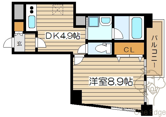 willDo南森町の間取り