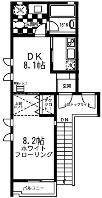 シャトルＯＯＫＵＲＡＹＡＭＡの間取り