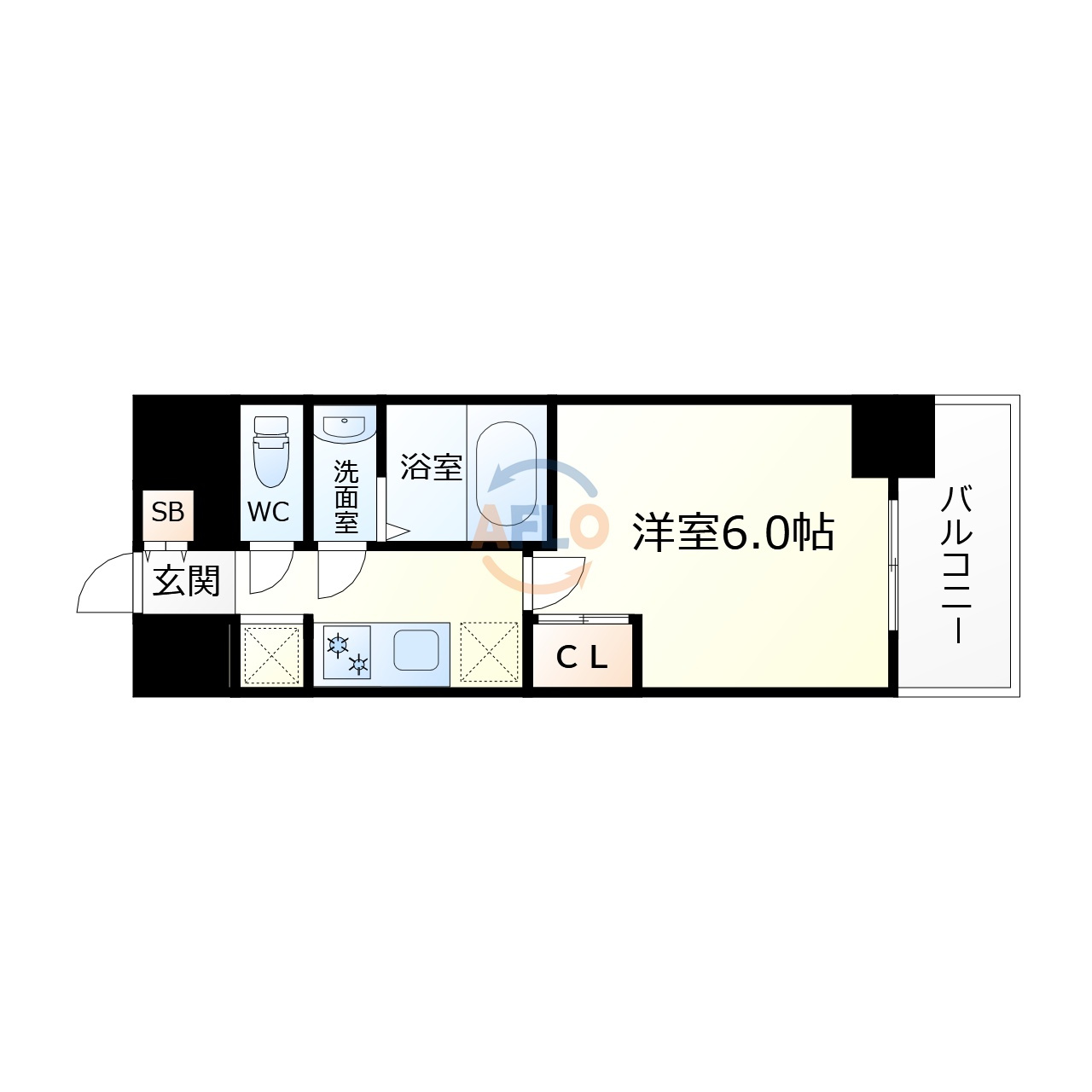 ワールドアイ大阪城EASTⅢの間取り|ワールドアイ大阪城EASTⅢ　間取り
