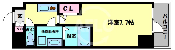 ソルテラス大阪城東の間取り|JPレジデンス大阪城東V　間取り