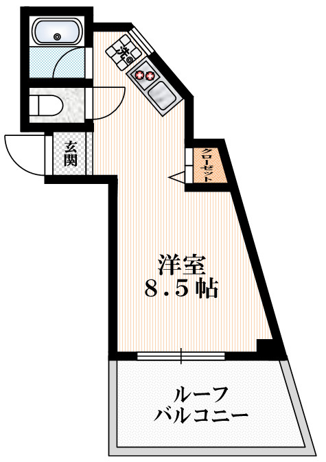 フォレスト東中野の間取り