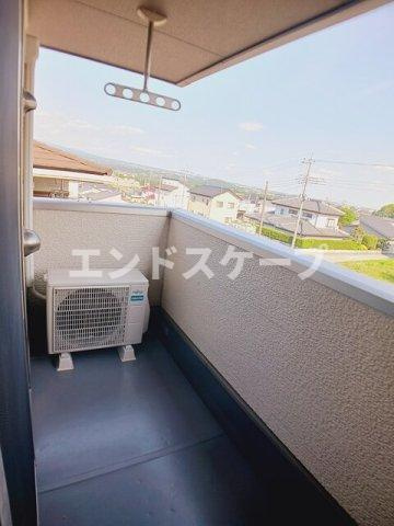 エスポワールＡのバルコニー|高崎、前橋のお部屋探しはエンドスケープまで！お客様の理想お聞かせ下さい♪