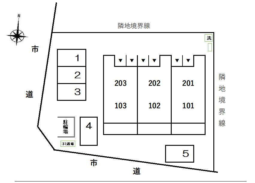 シャノワールの区画図