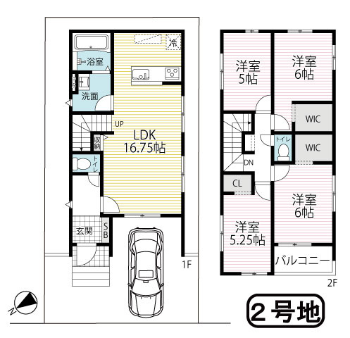 ◆ＪＲ奈良線「新田」駅徒歩１０分◆全居室２面採光４ＬＤＫ◆収納豊富◆宇治市広野町寺山