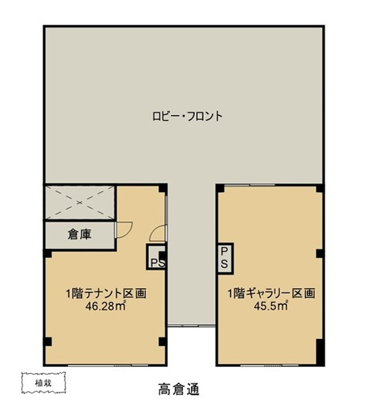 キオリホテル高倉の間取り