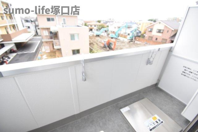 ダイワール立花のバルコニー