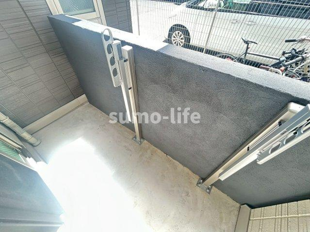 D-room宮ノ前のバルコニー